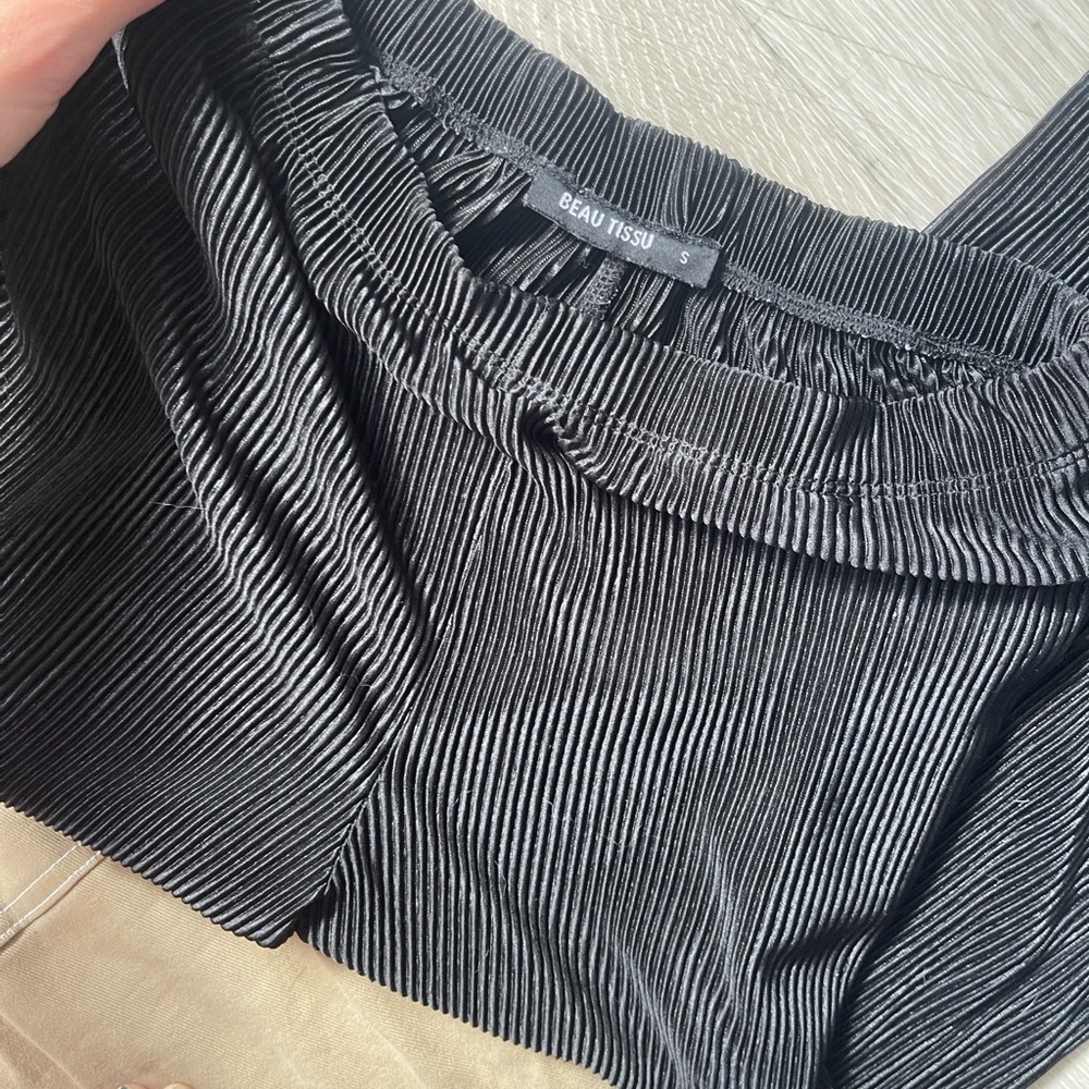 Black Straight Leg Pants